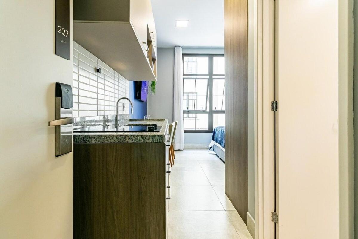 Ferienwohnung Novo E Rustico Studio No Centro-Sp/Metro Luz São Paulo Exterior foto